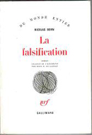 Die Fälschung von Nicolas Born in französischer Übersetzung